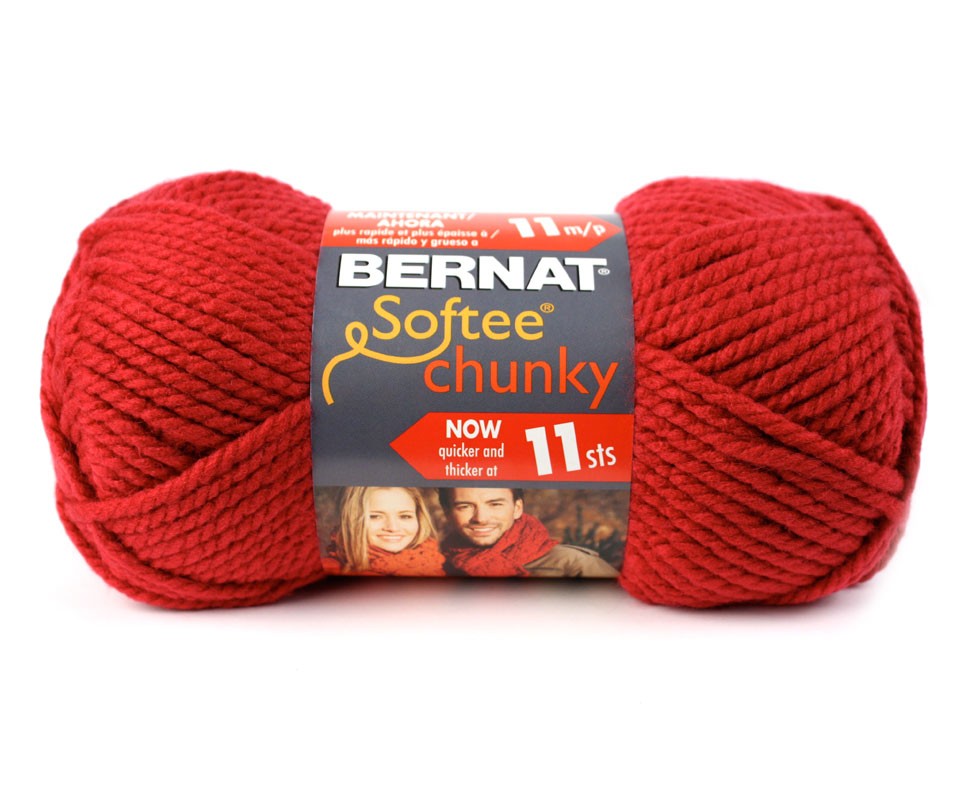 Bernat Softee Chunky Gray Ragg Yarn - 3 Pack Of 100g/3.5oz