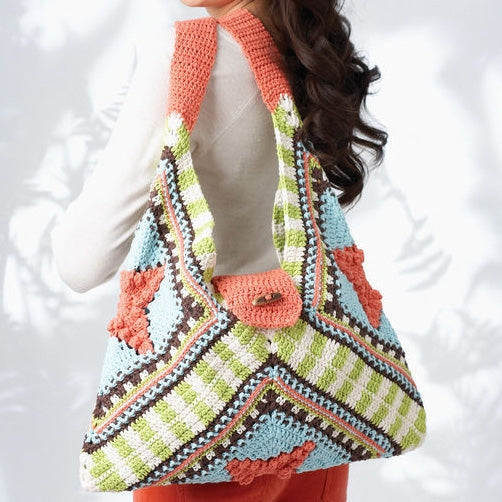 Sugar and cream hot sale crochet market bag pattern