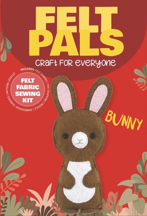 Felt Sewing Kit - Create Your Own Bunny Felt Pal | Creative Craft for Kids & Beginners