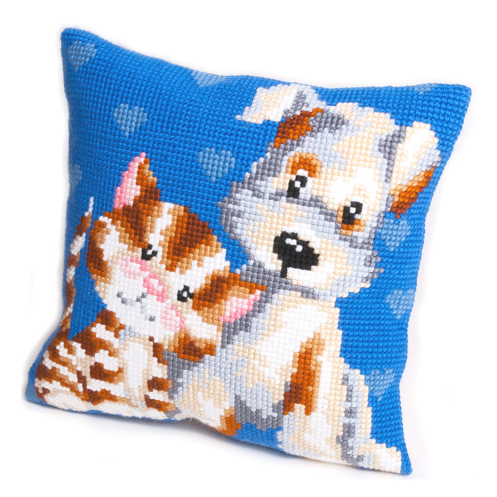 Cross Stitch Kit: Cushion: Friends