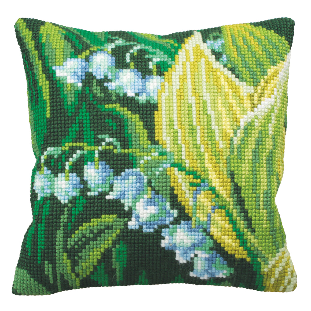 Cross Stitch Kit: Cushion: Lily of Valley-Right