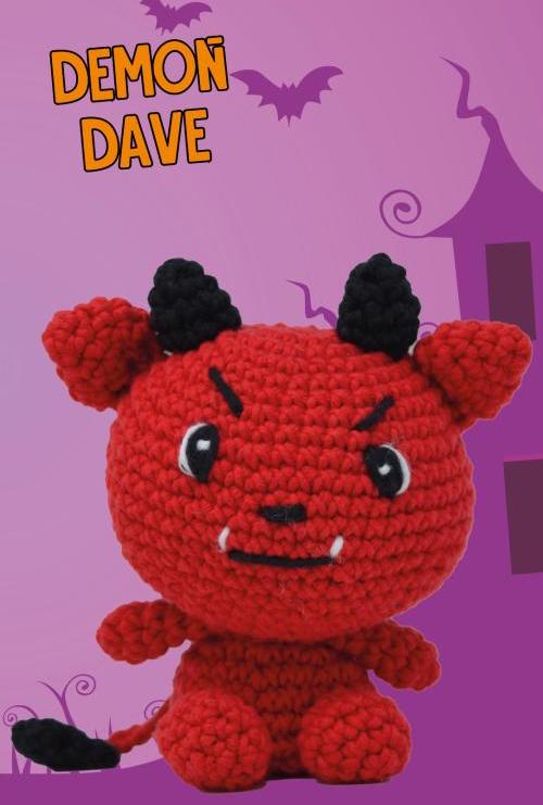 Knitty Critters - Creepy Capers - Demon Dave