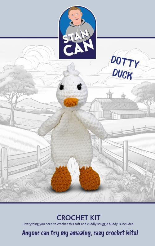 Stan Can - Snuggle Buddies - Dotty Duck | Amigurumi Crochet Kit