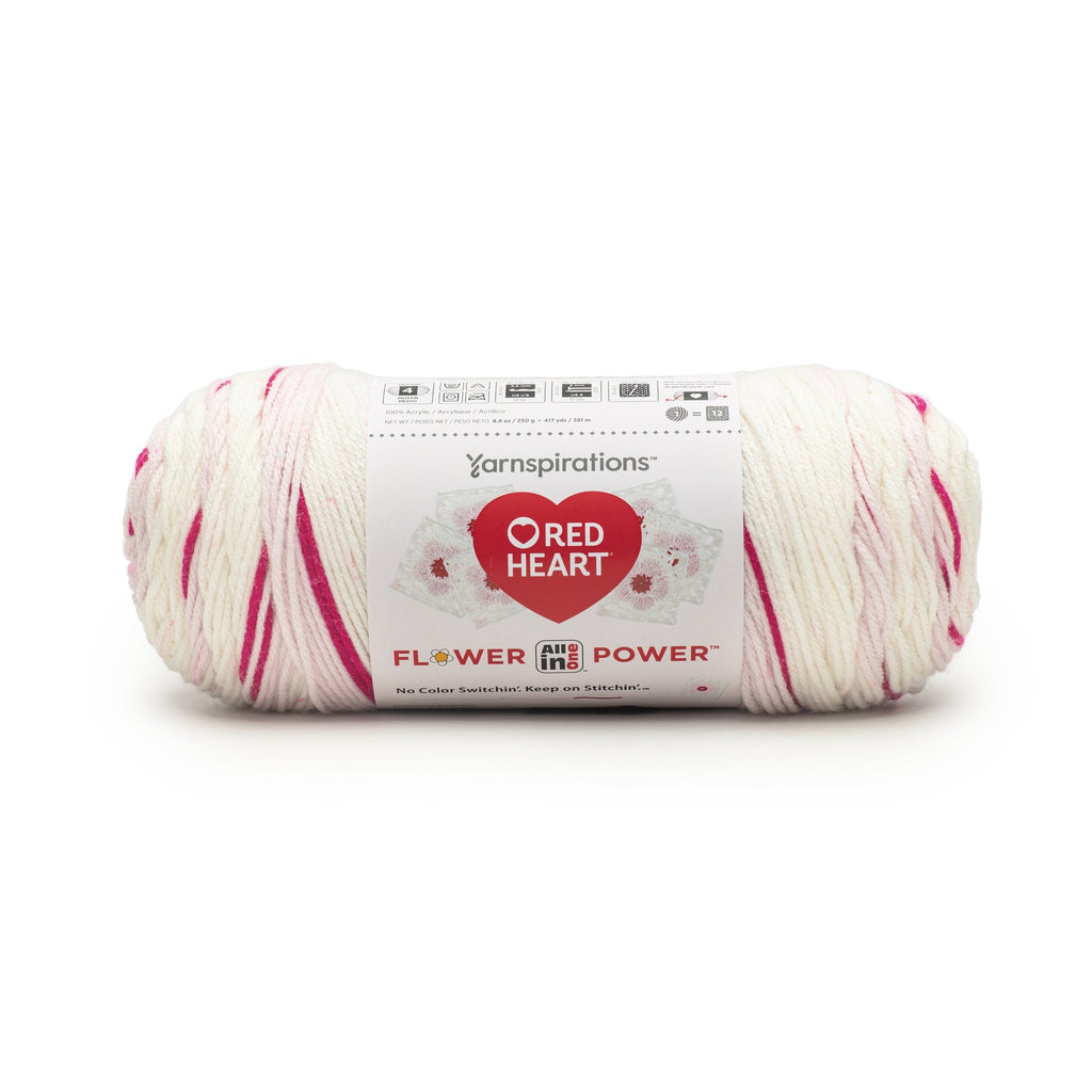 Red Heart All In One Flower Power Yarn 250g