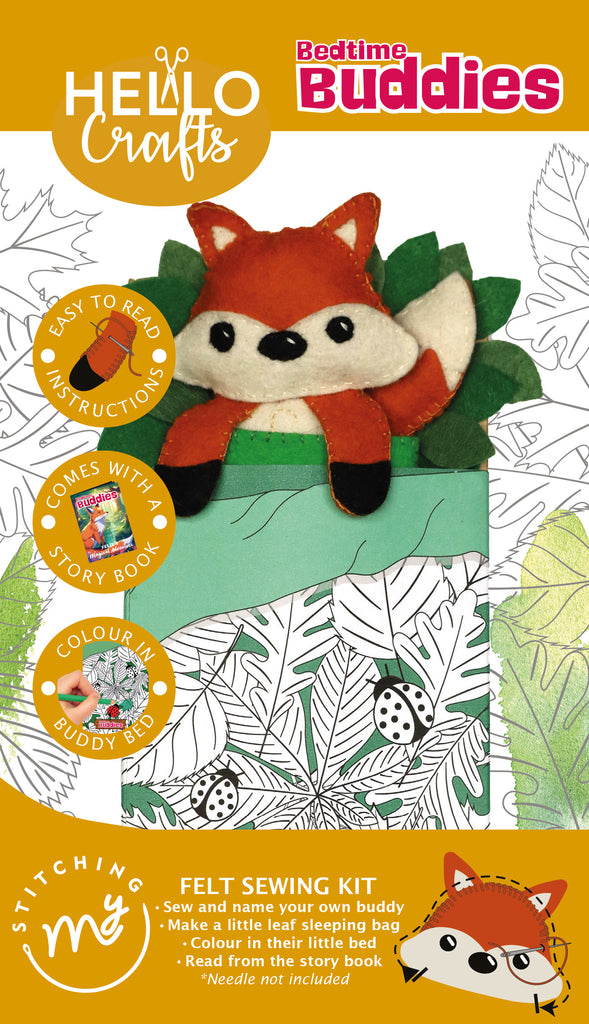 Bedtime Buddies Felt Sewing Kit - Felix the Fox