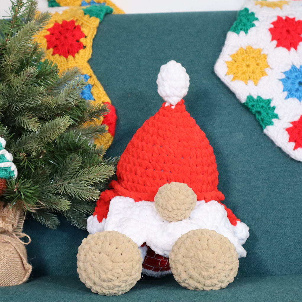 Knitty Critters - Make Christmas Crochet Kit - Jingle The Gnome