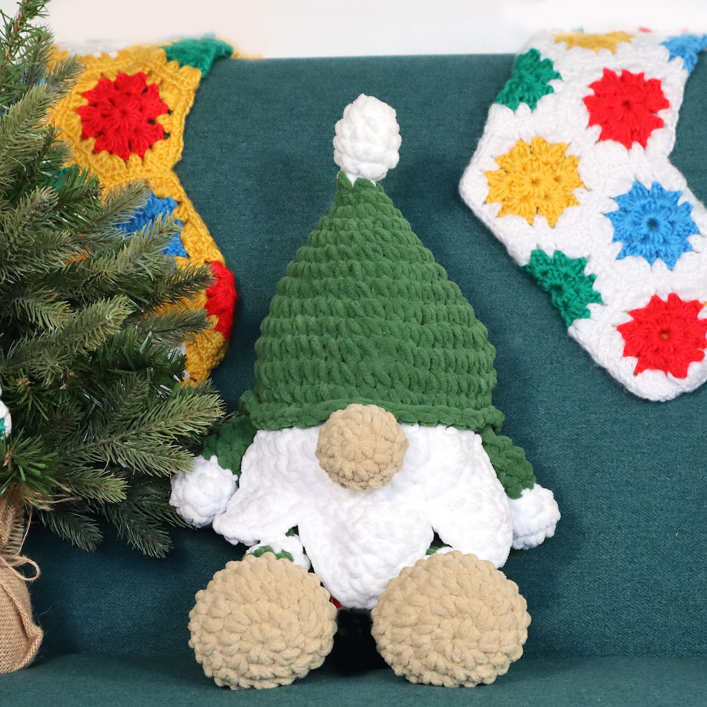 Knitty Critters - Make Christmas Crochet Kit - Jangle The Gnome