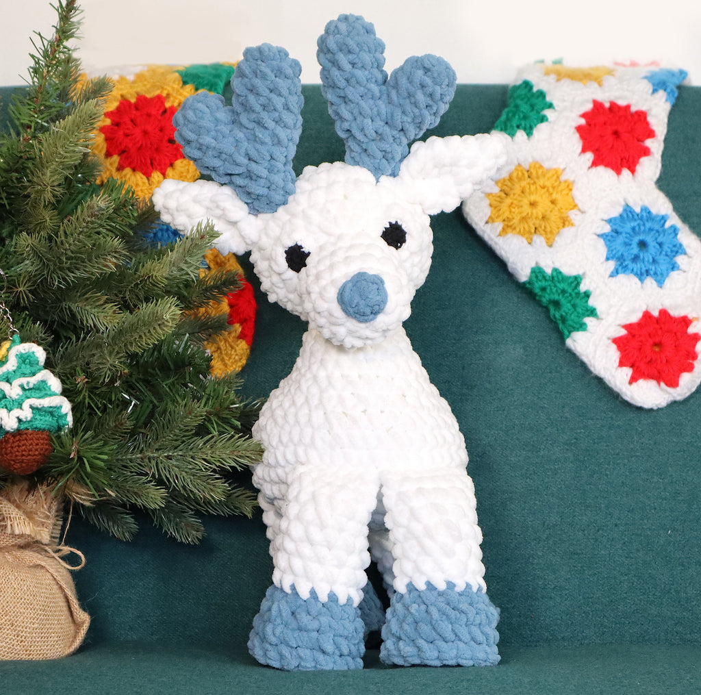 Knitty Critters - Make Christmas Crochet Kit - Bianca Reindeer