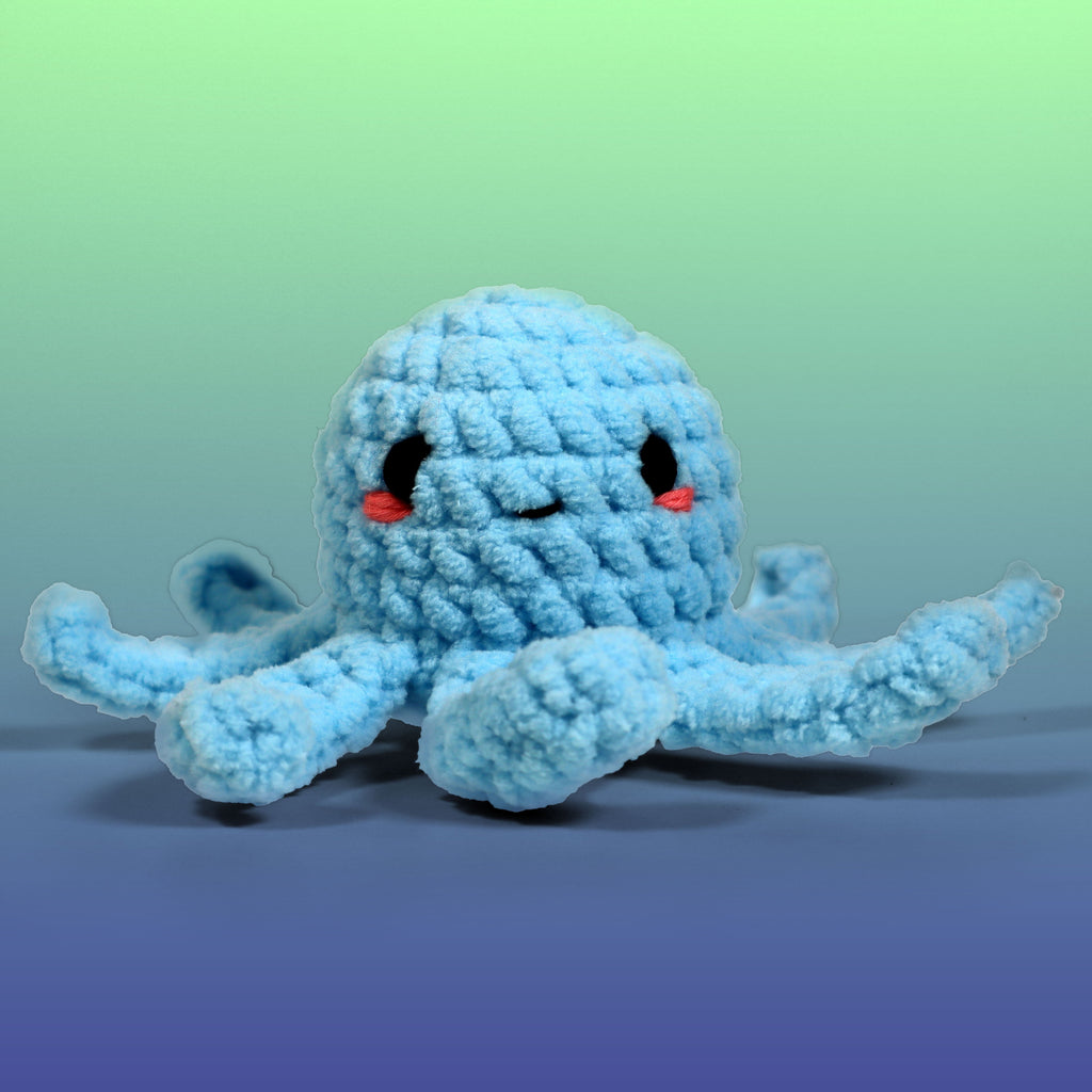 Knitty Critters - Yarnimals - Ozzy The Octopus | DIY Amigurumi Crochet Kit