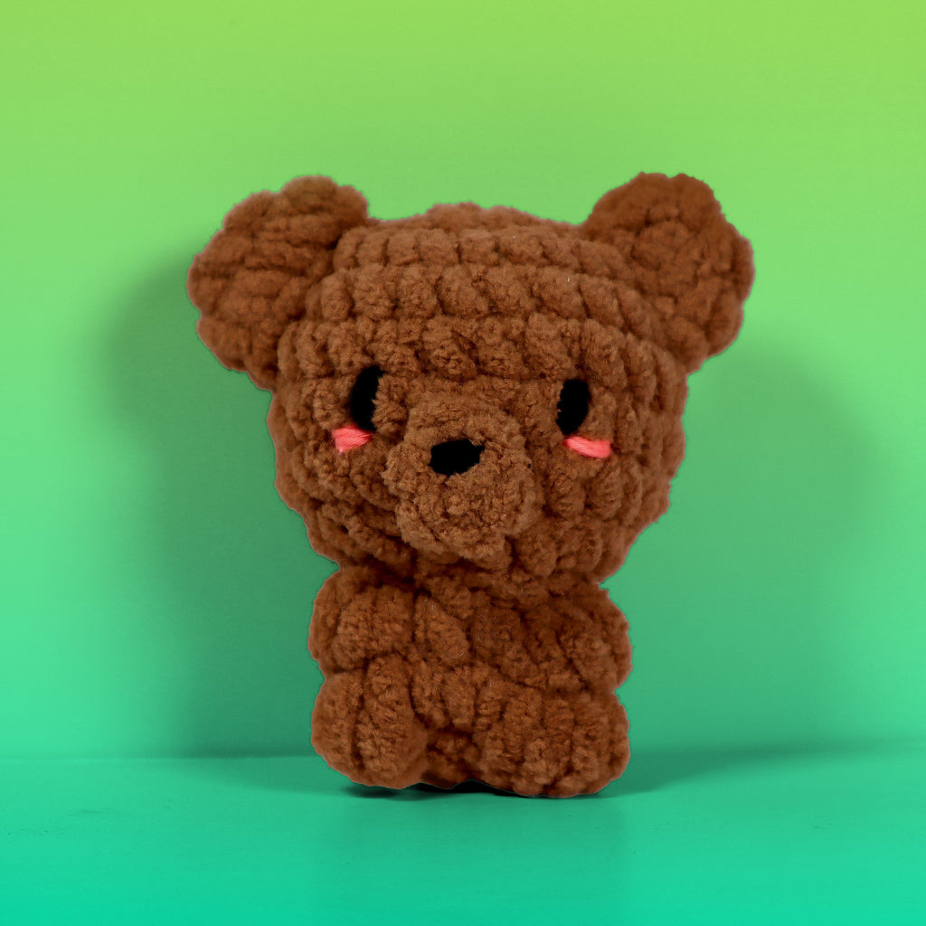 Knitty Critters - Yarnimals - Billy The Bear | DIY Amigurumi Crochet Kit