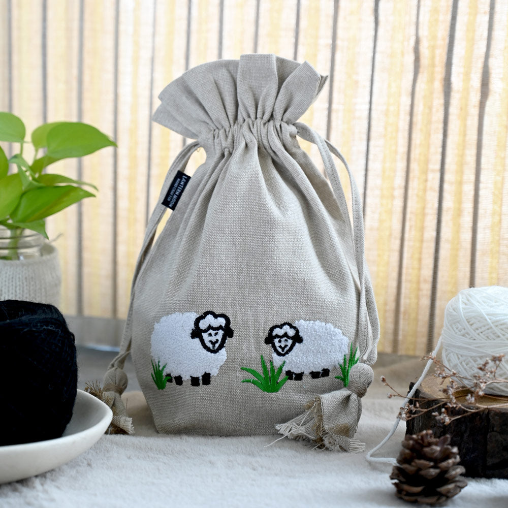 Lantern Moon: Meadow Bag: Natural White