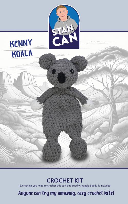 Stan Can - Snuggle Buddies - Kenny Koala | Amigurumi Crochet Kit