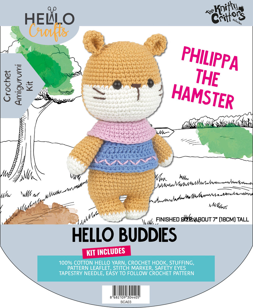 Knitty Critters - Hello Buddies  - Philippa The Hamster