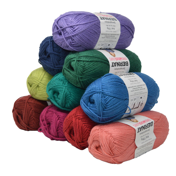 The New Latch Hook Yarn Precut 30 Assorted Colors Wool Yarn Set for  Tapestry Knotted Rug