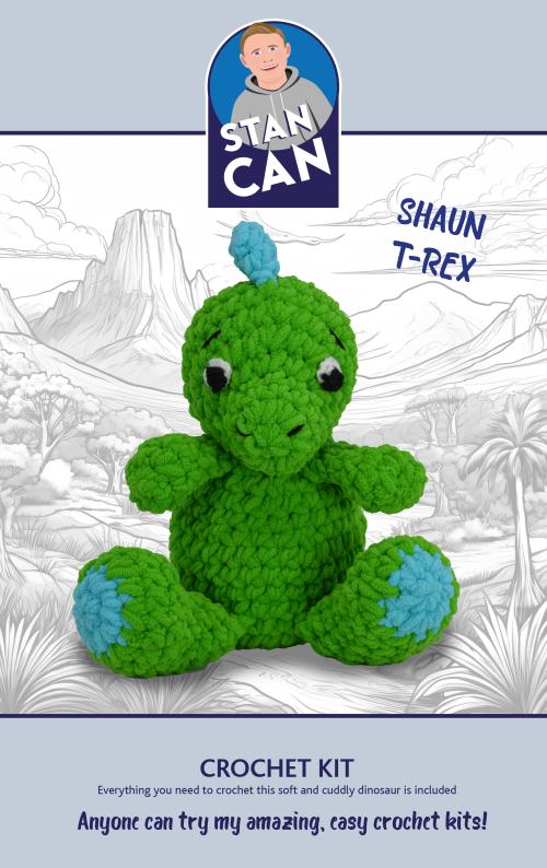 Stan Can - Dinosaur - Shaun T-Rex | Amigurumi Crochet Kit