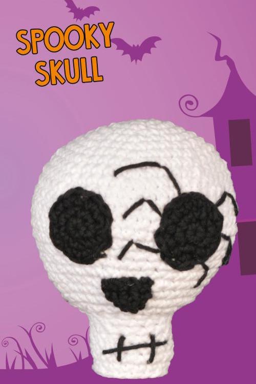 Knitty Critters - Creepy Capers - Spooky Skull