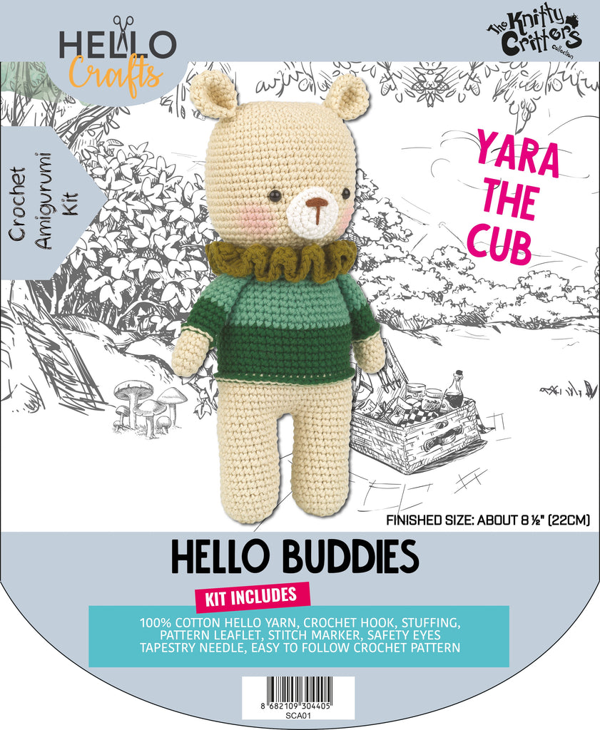 Knitty Critters - Hello Buddies  - Yara The Cub