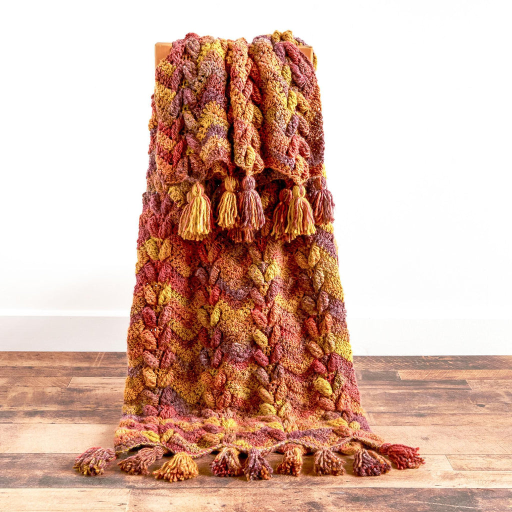 Bernat Herringbone Crochet Blanket Yarn Kit