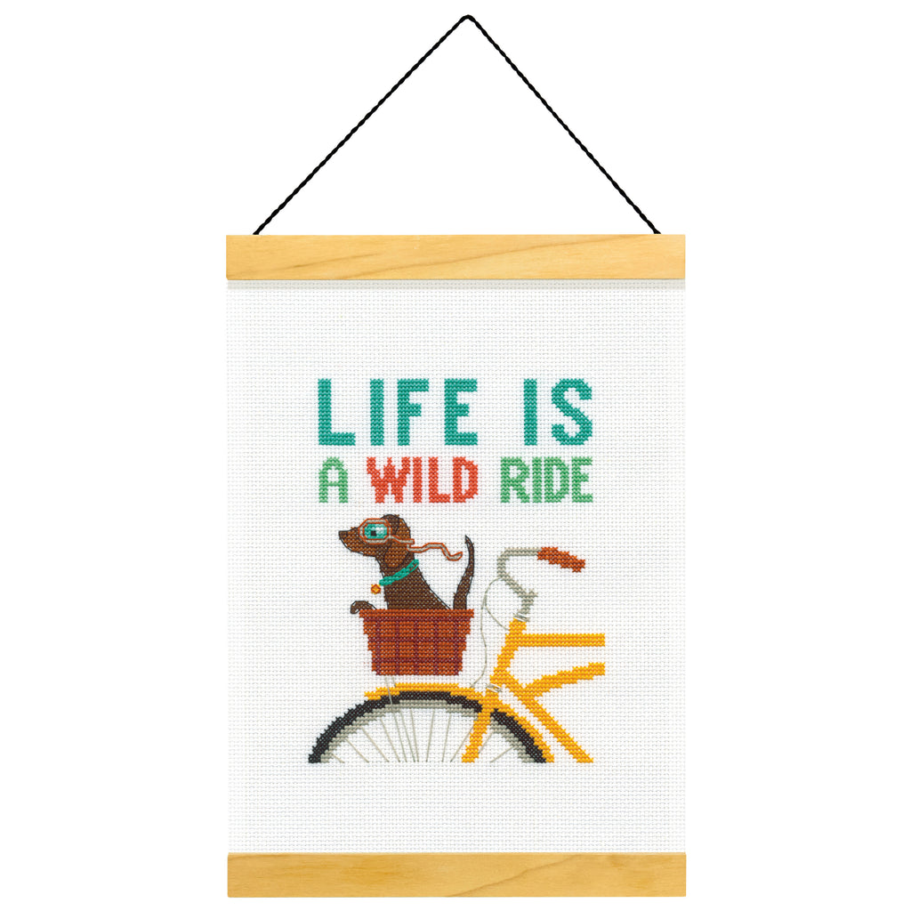 Counted Cross Stitch Kit: Banner: Wild Ride