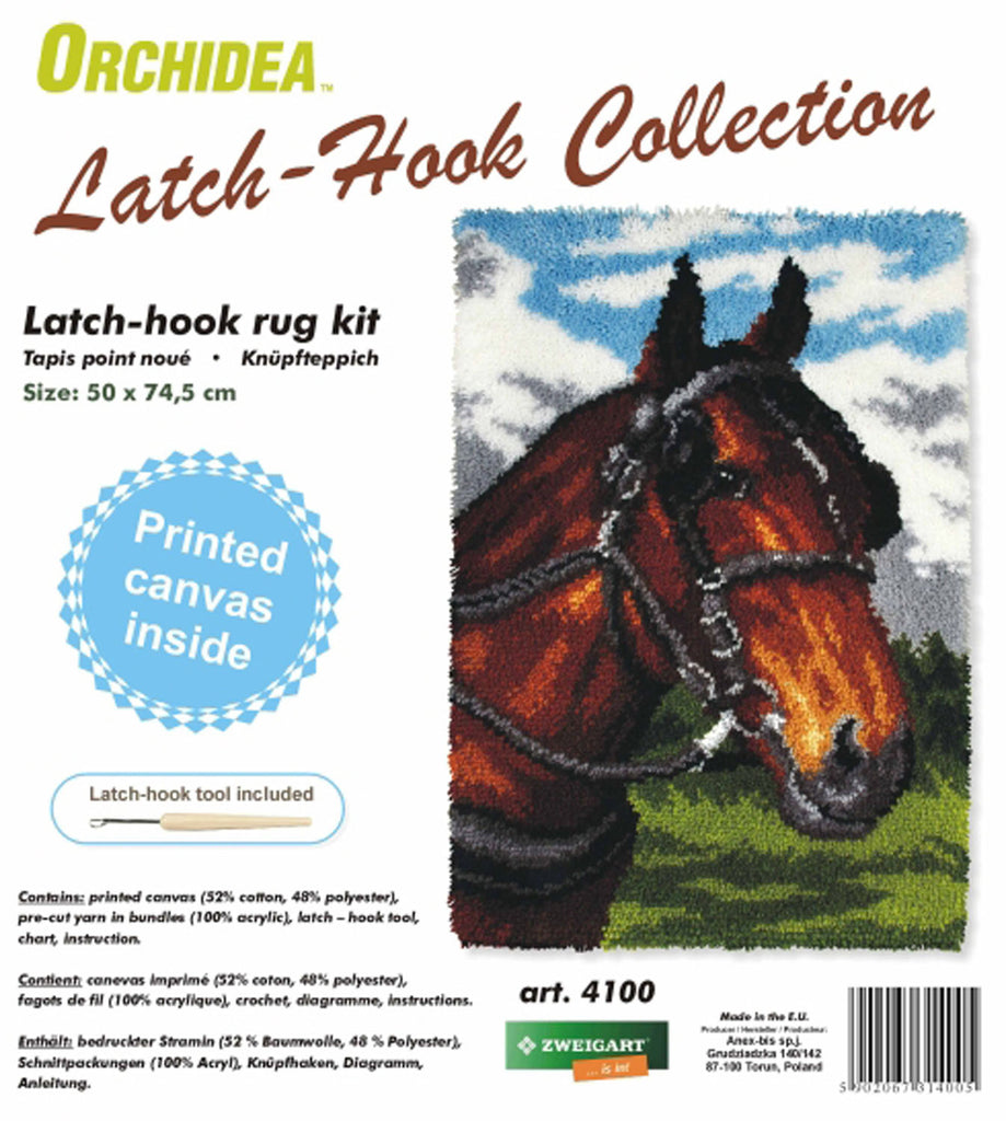 Latch Hook Kit: Rug: Horse – Readicut