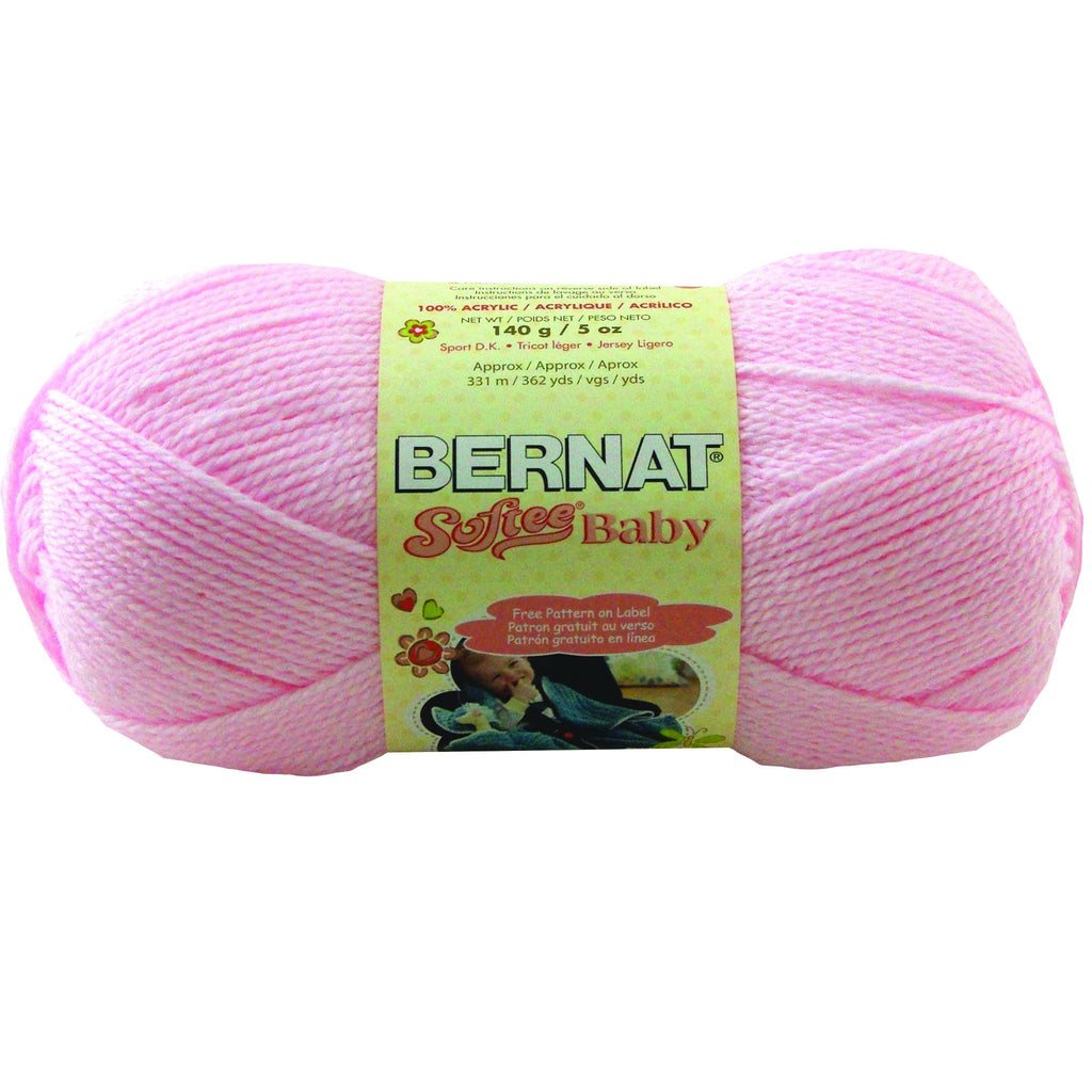 Bernat softee baby yarn pink sale