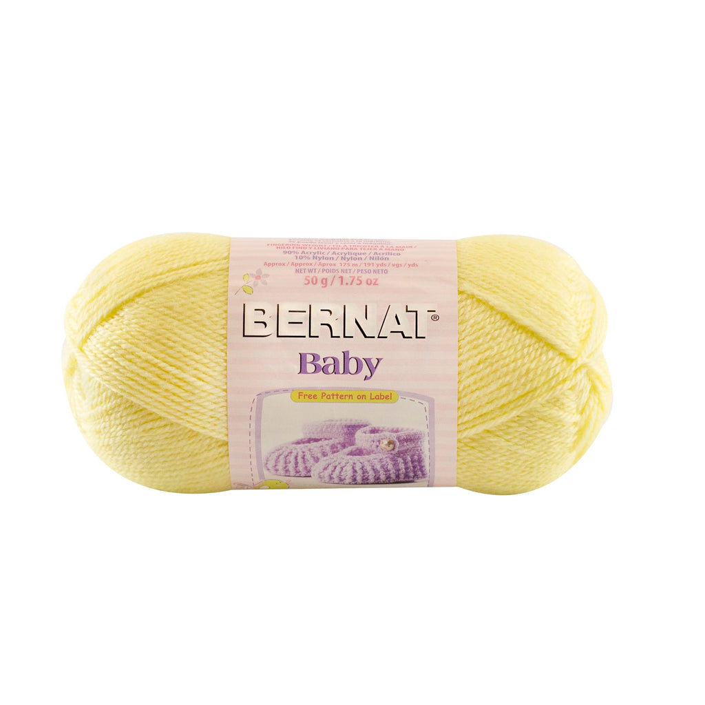 Bernat Yellow Baby Sport Yarn - 10.5 oz