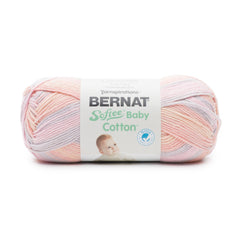 Bernat® Softee® Cotton™ #3 Light Cotton Blend Yarn, Blue Waves 4.2oz/120g,  254 Yards (3 Pack)